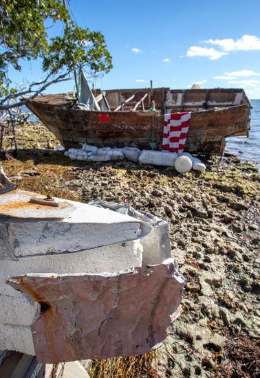 Empty Rafts Left Stranded Harry Harris Editorial Stock Photo - Stock ...