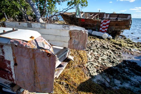 Empty Rafts Left Stranded Harry Harris Editorial Stock Photo - Stock ...