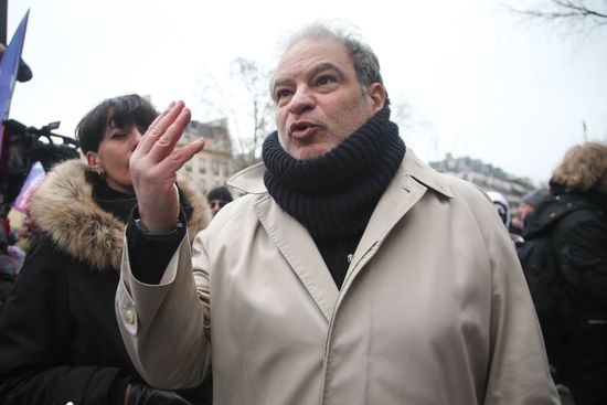 French Comedian Actor Raphael Mezrahi Takes Editorial Stock Photo ...