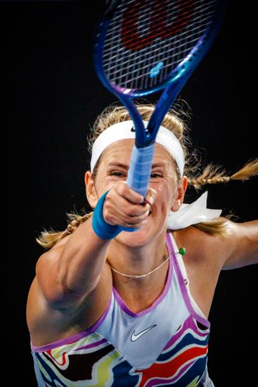 Belarusian Victoria Azarenka Pictured Action During Editorial Stock