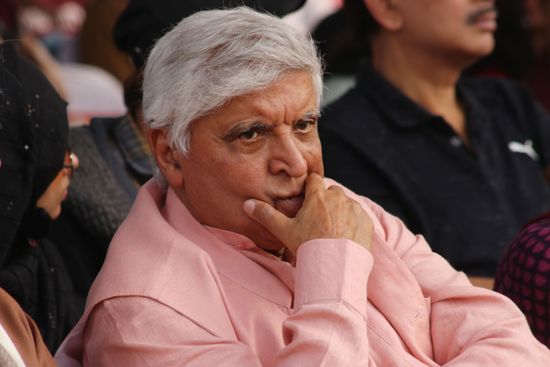 Indian Poet Lyricist Screenwriter Javed Akhtar Editorial Stock Photo ...