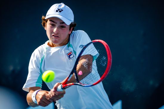 Brazilian Joao Fonseca Pictured Action During Editorial Stock Photo