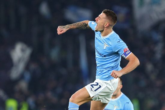 Sergej Milinkovic Savic Lazio Celebrates After Editorial Stock Photo ...