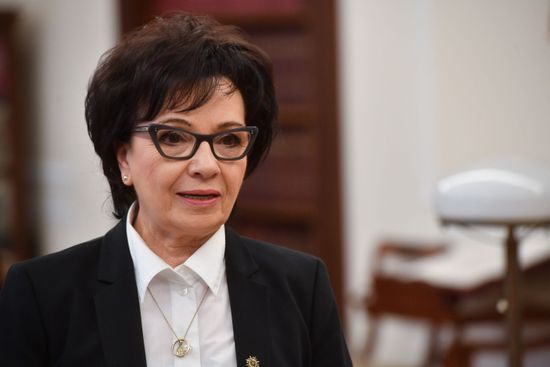 Speaker Polish Sejm Elzbieta Witek During Editorial Stock Photo - Stock ...