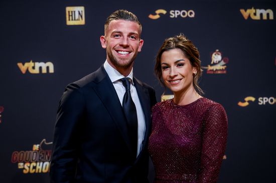 Antwerps Toby Alderweireld Shani Van Mieghem Editorial Stock Photo antwerps-toby-alderweireld-shani-van-mieghem-editorial-stock-photo