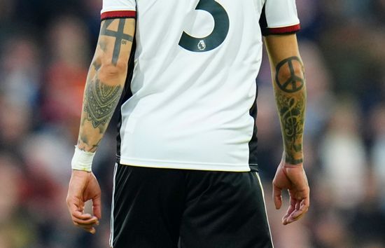 Layvin Kurzawa Fulham Tattoo Detail Editorial Stock Photo - Stock Image ...