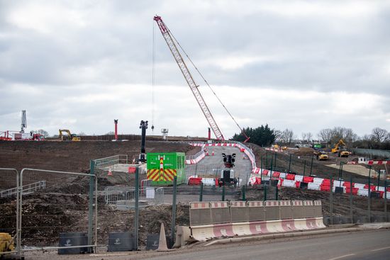 Hs2 Closing Harvil Road Harfield Uxbridge Editorial Stock Photo - Stock ...