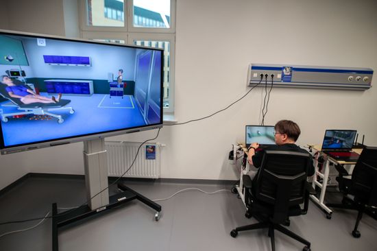 Laboratory Innovative Medical Education Opened Medical Editorial Stock ...