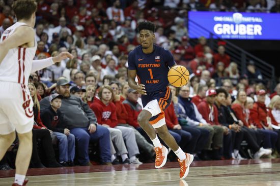 Illinois Fighting Illini Guard Sencire Harris Editorial Stock Photo ...