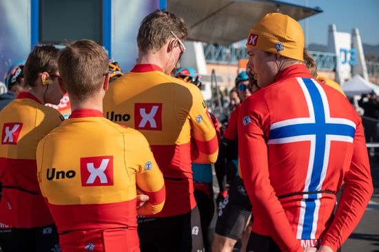 Unox Pro Cycling Team During Grand Editorial Stock Photo Stock Image