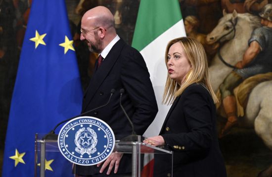 Italian Prime Minister Giorgia Meloni R Editorial Stock Photo Stock italian-prime-minister-giorgia-meloni-r-editorial-stock-photo-stock