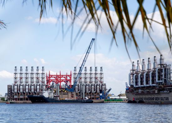 View Turkish Floating Power Plant That Editorial Stock Photo - Stock ...