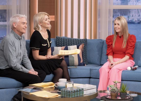 Phillip Schofield Holly Willoughby Claire Sisk Editorial Stock Photo ...
