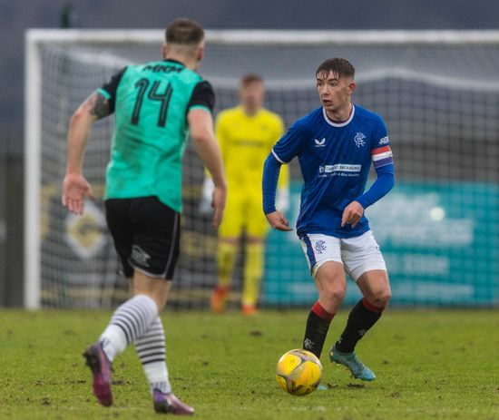 Rangers B Team Defender Robbie Fraser Editorial Stock Photo - Stock ...