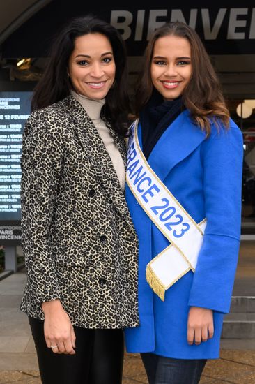 Former Miss France Cindy Fabre Miss Editorial Stock Photo Stock Image