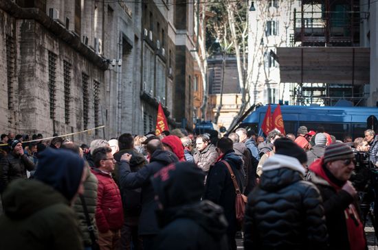 Stellantis Workers During Trade Unions Issue Editorial Stock Photo ...