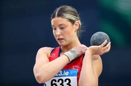 Womens Shotput Kate Oconnor Dundalk St Editorial Stock Photo - Stock ...