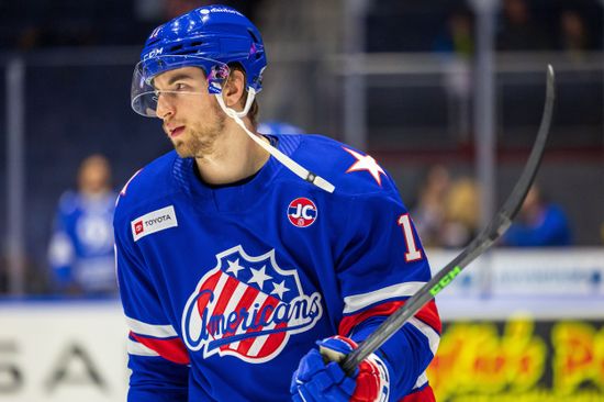 Rochester Americans Forward Lukas Rousek 11 Editorial Stock Photo ...
