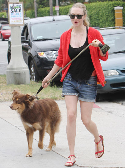 Amanda Seyfried Dog Editorial Stock Photo - Stock Image | Shutterstock