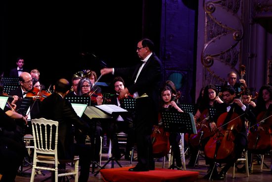 Tunisian Conductor Hafedh Makni C Members Editorial Stock Photo Stock