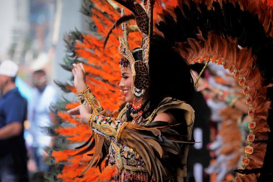 Anubis Osorio Queen Carnival Celebrates During Editorial Stock Photo ...