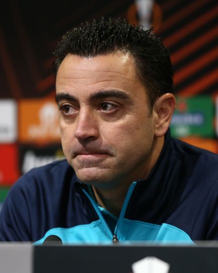 Fc Barcelona Manager Xavi Attends Press Editorial Stock Photo - Stock ...