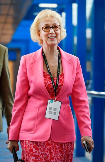 Andrea Leadsom Conservative Party Conference Birmingham Editorial Stock   Shutterstock 13781442c 