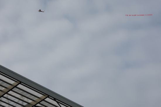 Plane Carrying Protest Banner Fsg Out Editorial Stock Photo - Stock ...