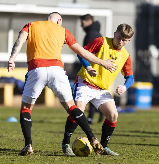 Rangers B Team Midfielder Charlie Lindsay Editorial Stock Photo - Stock ...