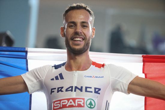 Azeddine Habz France Final 1500 M Editorial Stock Photo - Stock Image ...