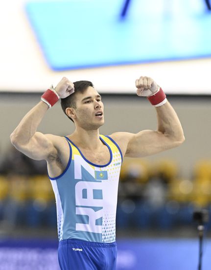 Nariman Kurbanov Kazakhstan Celebrates During Pommel Editorial Stock ...