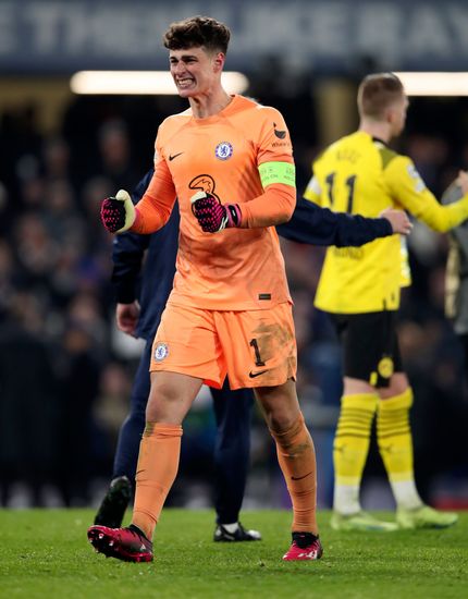 Kepa Arrizabalaga Chelsea Goalkeeper Celebrates Victory Editorial Stock ...