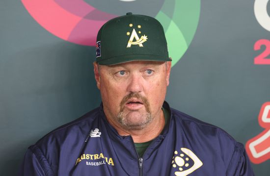 Coach Australian World Baseball Classic Team Editorial Stock Photo ...