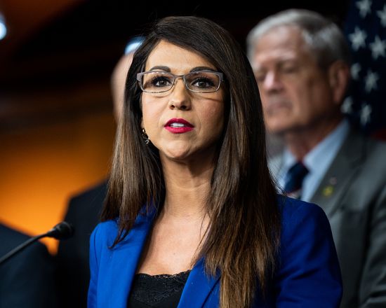 Us Representative Lauren Boebert Rco Speaking Editorial Stock Photo ...