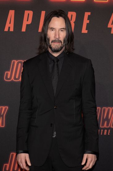 Keanu Revves Attends John Wick 4 Editorial Stock Photo - Stock Image ...