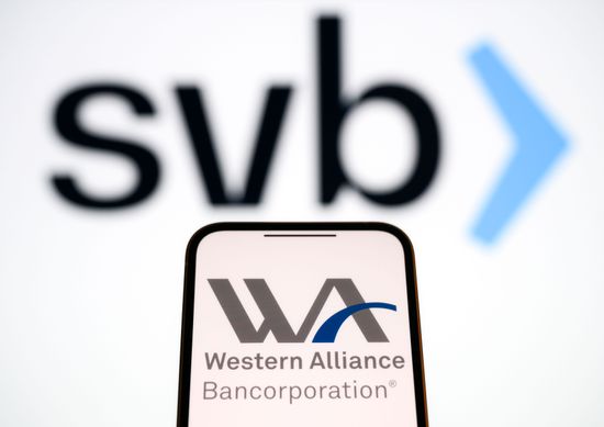Western Alliance Bancorporation Logo Seen This Editorial Stock Photo