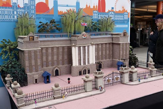 Giant Knitted Buckingham Palace Replica Editorial Stock Photo Stock