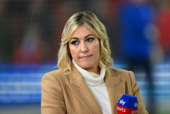 Sky Sports Presenter Kelly Cates During Editorial Stock Photo - Stock ...