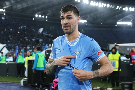 Alessio Romagnoli Lazio Celebrates Victory Under Editorial Stock Photo ...