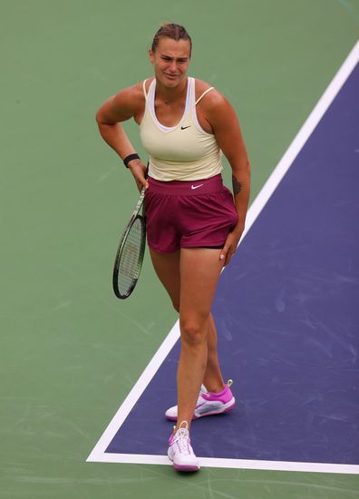 Aryna Sabalenka Belarus Frustrated Editorial Stock Photo - Stock Image ...