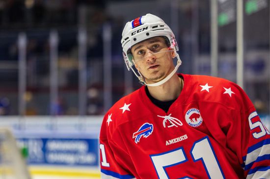 Rochester Americans Forward Aleksandr Kisakov 51 Editorial Stock Photo