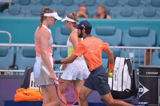 Elena Rybakina Kaz Vs Elise Mertens Editorial Stock Photo - Stock Image