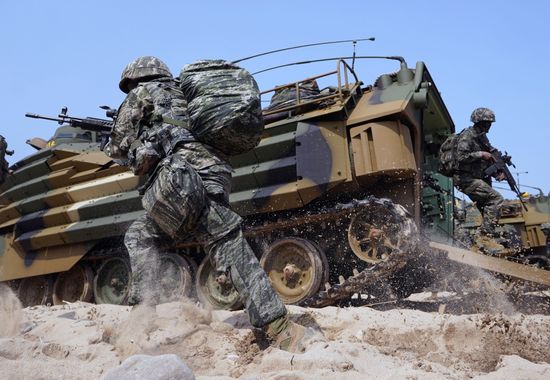 Republic Korea Marine Corps Rokmc During Editorial Stock Photo - Stock ...