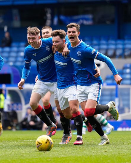 Aaron Lyall Rangers B Centre Celebrates Editorial Stock Photo - Stock ...