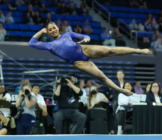 Jordan Chiles Performs Her Floor Routine Editorial Stock Photo - Stock 