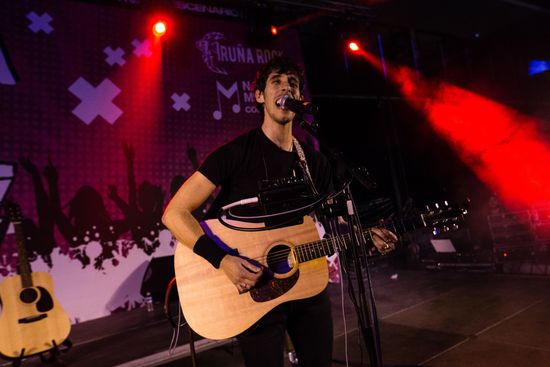 Singer Javi Robles Performs During His Editorial Stock Photo - Stock ...