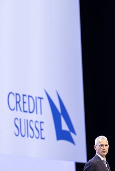 Swiss Bank Credit Suisse Chairman Axel Editorial Stock Photo - Stock ...