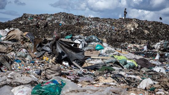 Waste Pickers Attempt Recover Materials Recycle Editorial Stock Photo ...