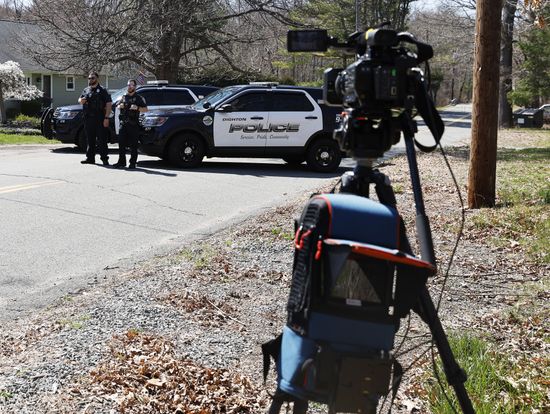 Members Dighton Police Department Block Road Editorial Stock Photo ...