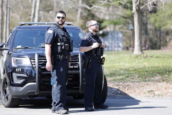 Members Dighton Police Department Block Road Editorial Stock Photo ...